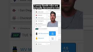3 lower seeds are favored to win their 1st round games in the March Madness NCAA tournament bracket