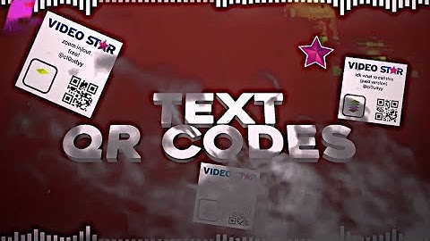 basic smooth text effects & transitions qr codes!