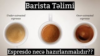 Barista Təlimi Espresso  Nədir Necə Hazırlanır? #barista #coffee  #espresso  #azerbaijan #baku