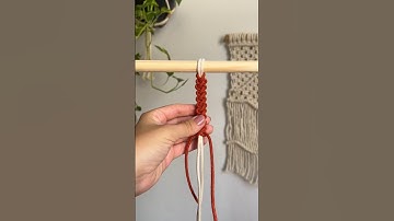 Nó da amizade ✨ tutorial rapidinho! #macrametutorial #macrame