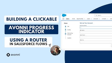 Setup a Clickable Progress Indicator with Router - Salesforce Screen Flow Tutorial