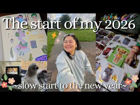 Hello 2026 🍵💞✨︱Slow start, creating vision board, setting up 2026 budget, & catching up!