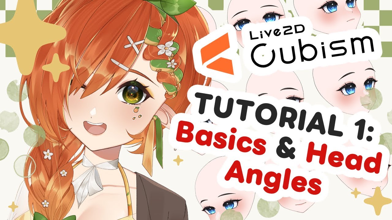 【Live2D Tutorial】The Basics and Head Angles! #1 (FREE materials provided)【waomeoVT 】
