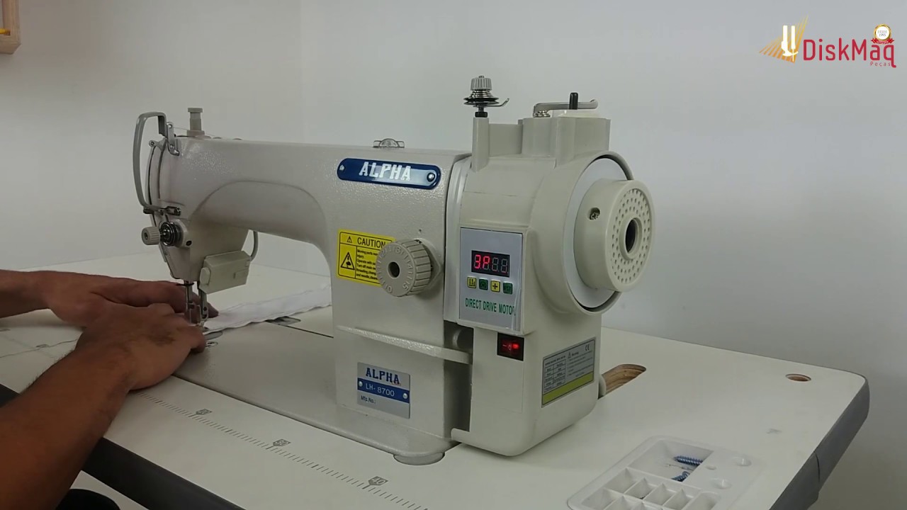 Motor direct drive para máquina reta industrial