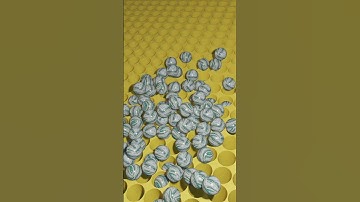 Satisfying Sphere Drop 🎈🟢⚪️                      #fypviral #blender #satisfying #loopvideo #gaming