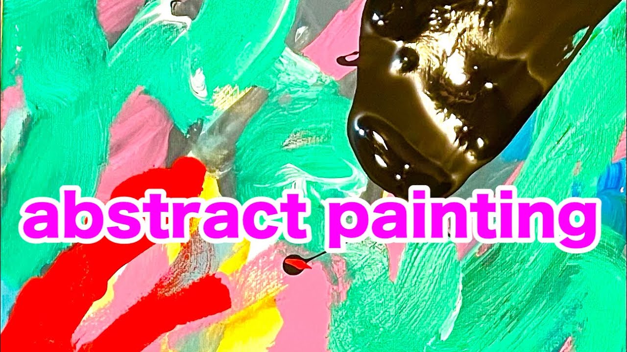 Approaching a series of works: overflowing shapes and colors #art #paintingforbeginners 