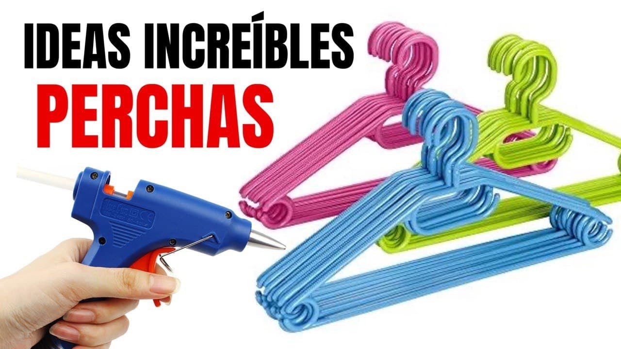 3 ideas creativas reciclando ganchos o perchas