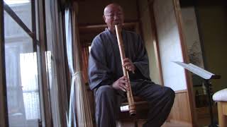 Shakuhachi, Shingetsu 心月 played by Shiku Yano