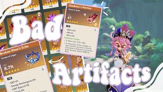 What to do With *BAD* ARTIFACTS | Genshin Impact Tips