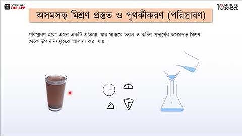 অধ্যায় ৮: মিশ্রণ [Class 6]