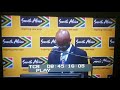 Year 2017-Sindi Mqutheni asking President Cyril Ramaphosa a question at the Pre-Davos breakfast. TV