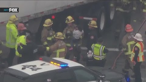 Child rescued from fatal car crash in Vernon