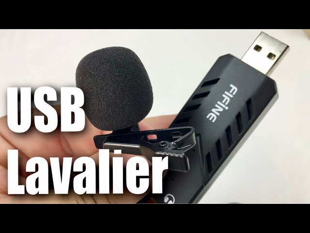 kan ikke se kost En nat FIFINE USB Lavalier Lapel Microphone Review - YouTube