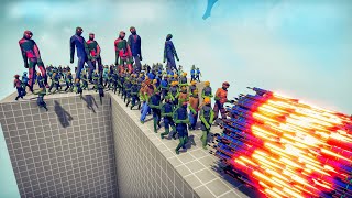 100x ZOMBIES + GIANT ZOMBIES vs EVERY GOD  Totally Accurate Battle Simulator TABS