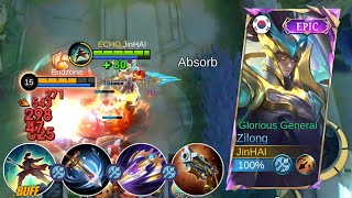 THIS ZILONG DAMAGE NEEDS TO BE NERF BY MOONTON ZILONG INSANE HIGH DAMAGE