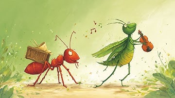The Ant and The Grasshopper | Moral Story for Kids | Work Hard for a Better Future