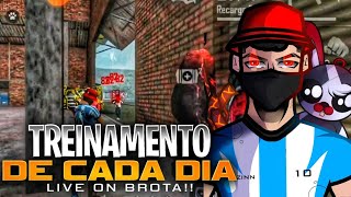 🔥FREE FIRE AO VIVO 🔥NOVA ATUALIZAÇÃO 🔥TREINAMENTO MOBILE 🔥LIVE ON 🔥 2K | DEUS É FIEL