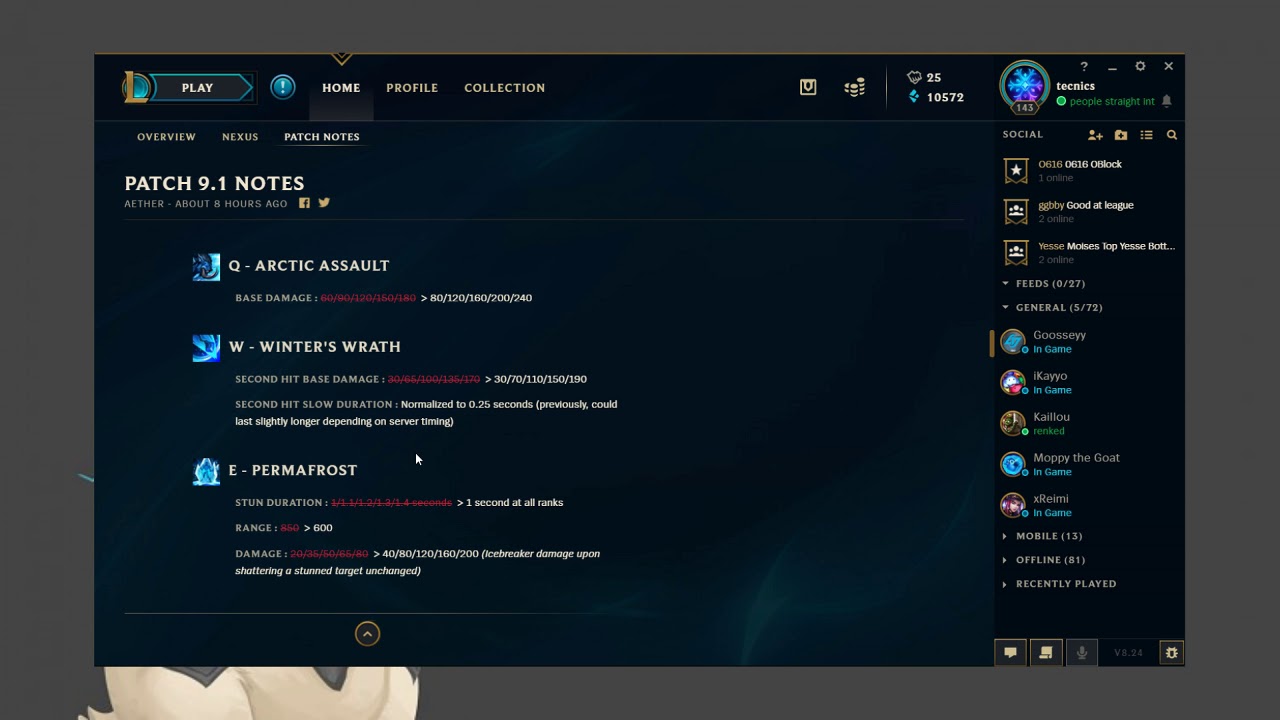 League of Legends - Patch 9.1 Review