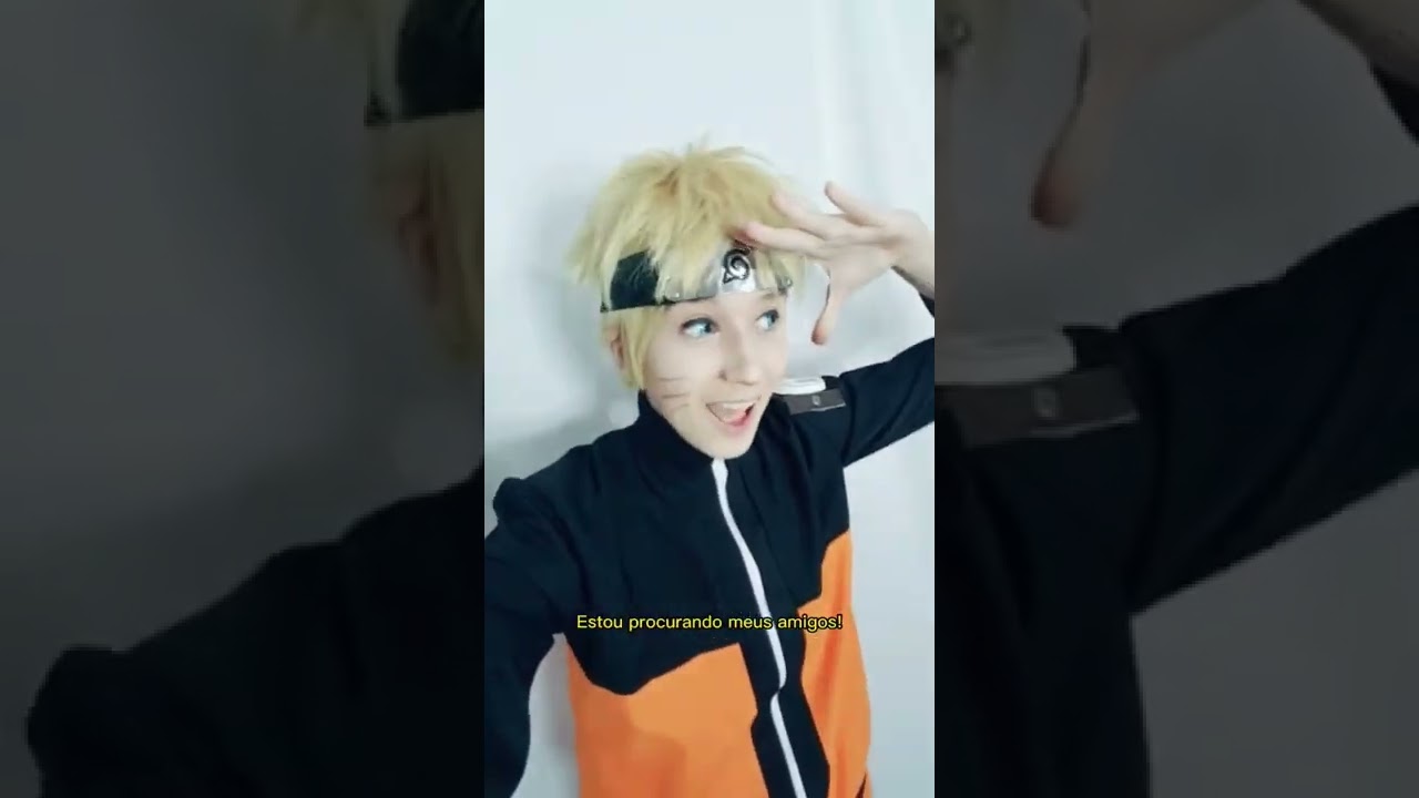 Procurando os amigos #shorts #cosplay #naruto