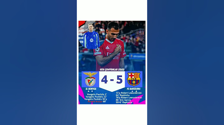 Benfica & Barcelona 4-5. What a match #football #benfica #barcelona #championsleague