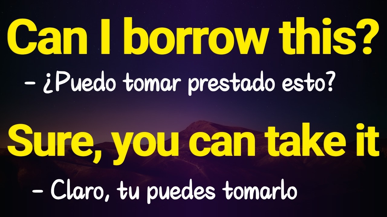 CONVERSACIÓN EN INGLÉS PARA MEJORAR TU FLUIDEZ Y HABLAR INGLES CON NATIVOS || APRENDER INGLES RÁPIDO