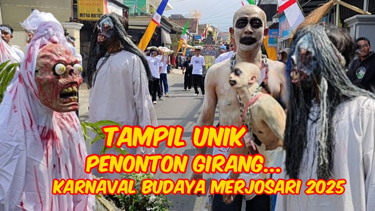 Tampil Unik RW 12 Karnaval Budaya Merjosari 2025