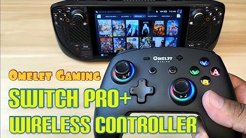 Controller for your Steam Deck? | Omelet Gaming Switch Pro+ Wireless Controller Unboxing and Review