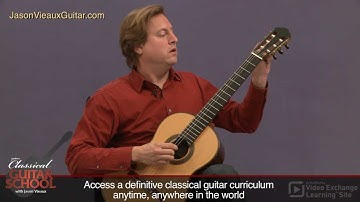 Classical Guitar Lessons with Jason Vieaux: Segovia Scales