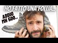 Taglio in due le scarpe da trekking Decathlon! Addio mh 500..