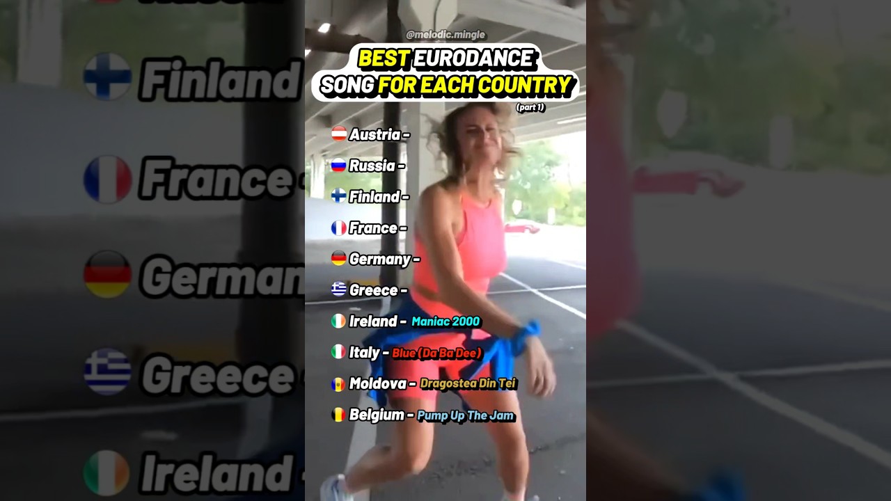 Which Country Had The Best Eurodance Song? #music #eurodance #nostalgia #90s #00s #playlist