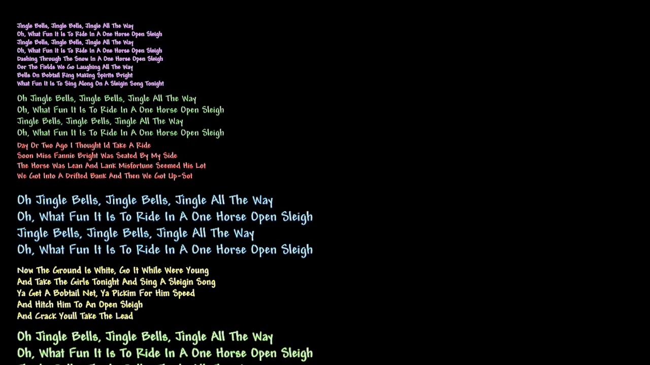 Sing Along Songs JINGLE BELLS Featuring RAY CONNIFF YouTube