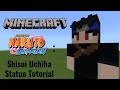 Minecraft | How To Make a Shisui Uchiha Statue (Naruto Shippuden)