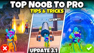 TIPS & TRICKS THAT WILL MAKE YOU PRO IN NEW BGMI 3.1 UPDATE💥 | Mew2.