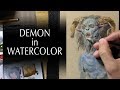 CREATURE PAINTING (In Watercolor)