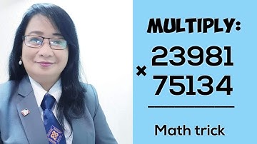 Easy 5 digits Multiplication || Math trick