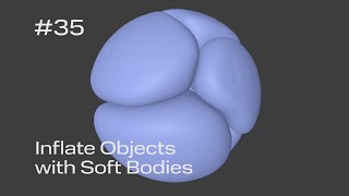 Cinema 4D Quick Tip #35 - Inflate Objects with Soft Bodies (Project File on Patreon) screenshot 3