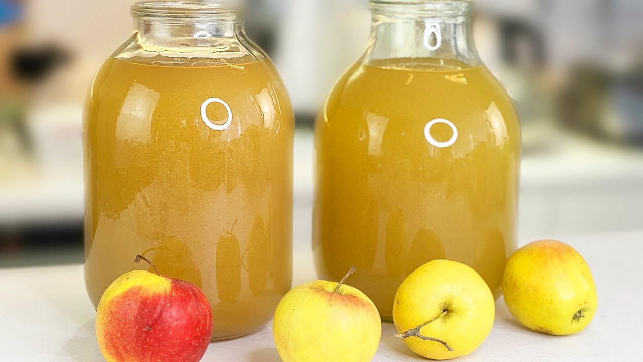 Закрываем яблочный сок на зиму в домашних условиях