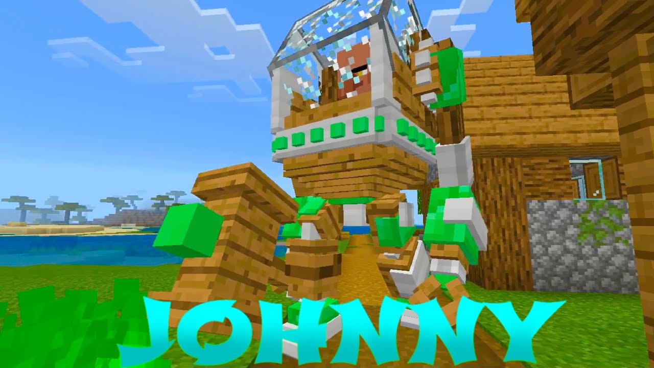 Johnny the Thunder Machine Boss Fight (Villagers VS Pillagers+ ...