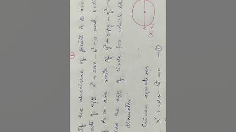 kp sir circles ex A II sum 1