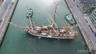 The Amerigo Vespucci Leaving Dublin