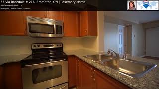 55 Via Rosedale # 216, Brampton, ON | Rosemary Morris