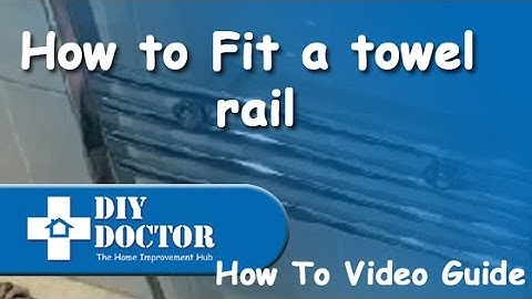 Fitting a heated towel rail