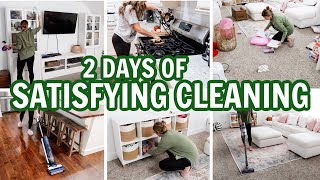 NEW! 2 DAYS OF SATISFYING DEEP CLEANING | SPEED CLEANING MOTIVATION | DEEP CLEANING & DECLUTTER