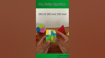 PLL Parity Algorithm For 4x4 | #shorts #algorithm #rubikscube #rubikscubealgorithms #youtubeshorts