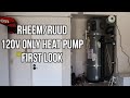 Rheem ProTerra/Ruud Ultra 120V Only 80G Plug In Heat Pump Water Heater – First Look