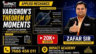 Varignon's Theorem of Moments | Applied Mechanics | Mechanical Engineering #engineering #gateexam