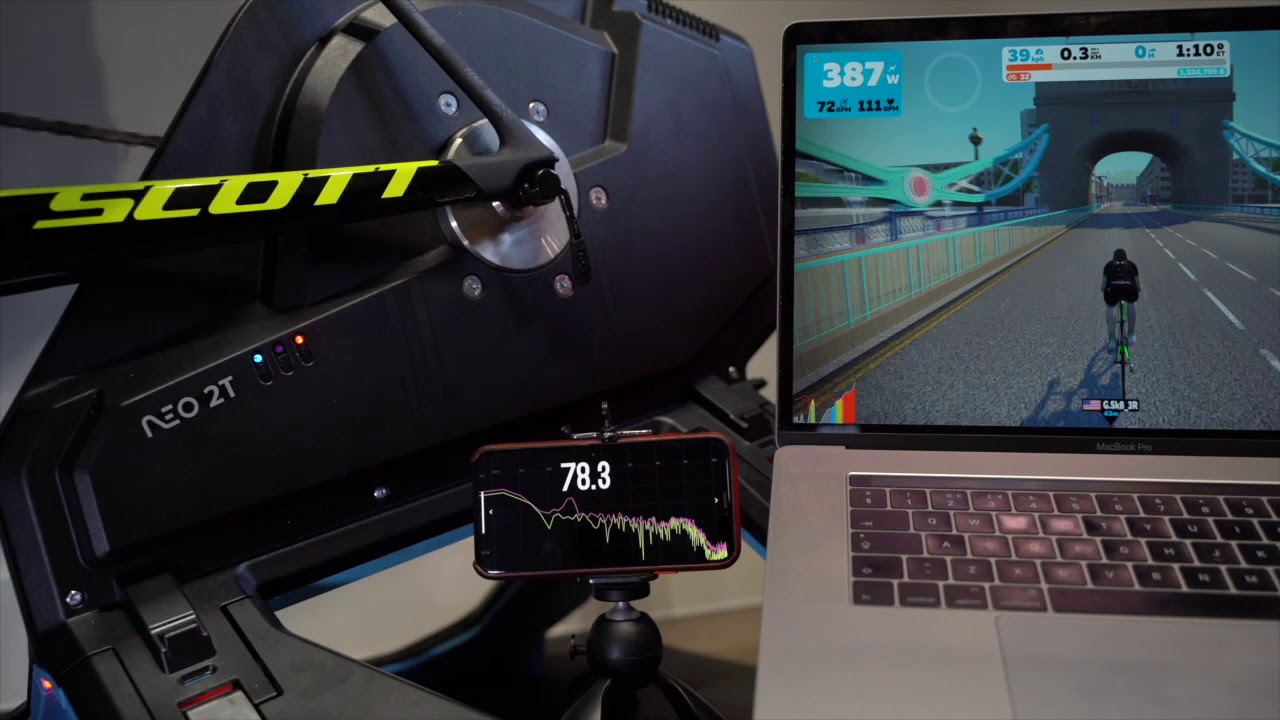 Tacx NEO 2T Review Sound Test Zwift Gear Test YouTube