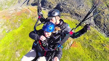 Joyce Goes Paragliding In Alaska