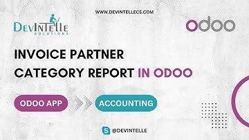 Invoice Partner Category Report in Odoo | Partner Category Report
