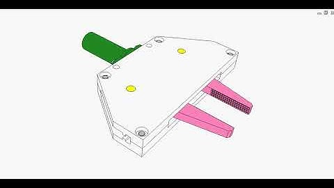 Robot gripper of gear-rack drives